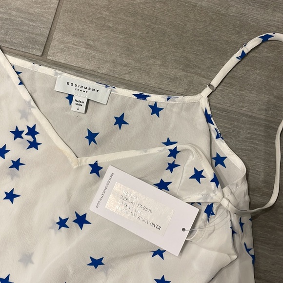 Equipment 100% silk tank top adjustable straps - Picture 2 of 2